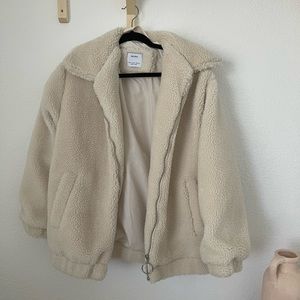 Sherpa cream jacket